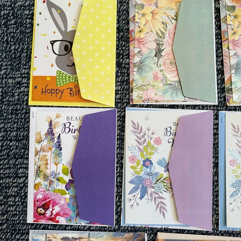 New 20 of different brand of Happy Birthday’s cards with envelopes.